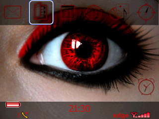 Red - Top Hidden Dock w. Weather Icon 85xx os4.61