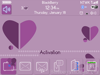 MidHearts for blackberry 8520, 8530, 9300 themes