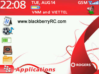 Rogers theme for blackberry 83xx,87xx,88xx themes