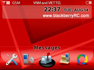 Red Verizon theme for blackberry 83xx,87xx,88xx t