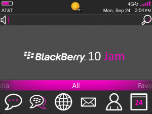 <b>Blackberry 10 Jammin v1.0 theme by Pootermobile</b>