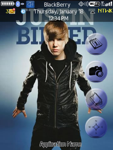 <b>Justin Bieber for 9800 torch themes</b>