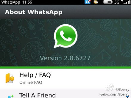 whatsapp descargar blackberry 8520