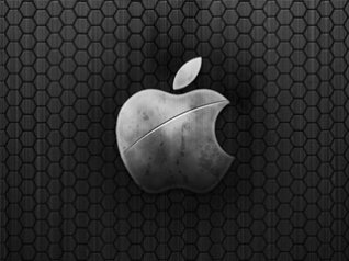 <b>Metal Apple Logo for bold 9900 wallpaper</b>