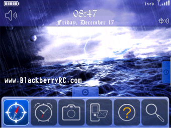 <b>Sea Storm Animated Theme for blackberry 9000 phon</b>