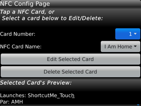 <b>NFCLauncher 1.5.1 for blackberry apps</b>