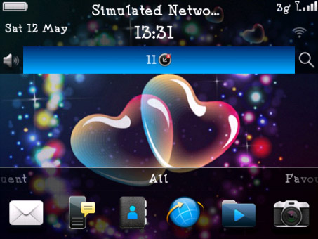 <b>3 D Hearts Theme for BB 9900,9930,9981 themes</b>