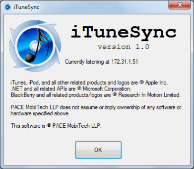 <b>iTunes Sync v1.0.2</b>