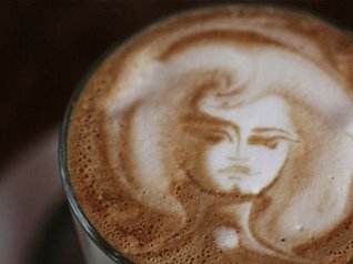 <b>Coffee Art - Temptation wallpaper</b>