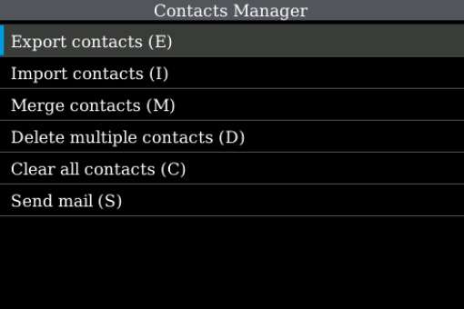<b>Contacts Manager 1.1.6</b>