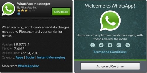 <b>WhatsApp Messenger support Blackberry Q10</b>