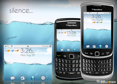 <b>Silence Bold 9000 Themes for your BlackBerry</b>