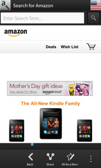 <b>New update for Search for Amazon for BlackBerry 1</b>