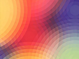 Multicolored circles wallpaper