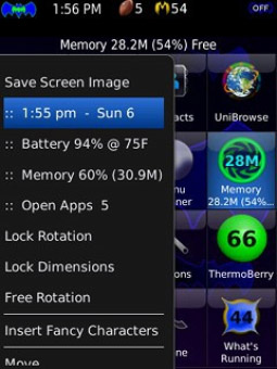 Digital Menu Clock Plus 1.7 (os5.0+ apps)