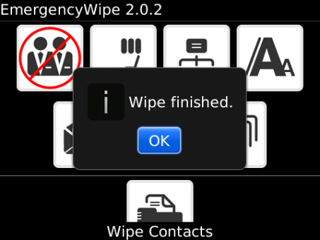 EmergencyWipe 2.0.3 ( blackberry os5 to os7 apps)