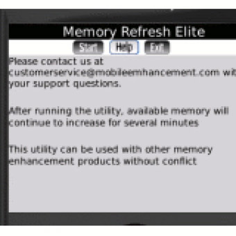 Memory Refresh Elite 1.2.3 ( blackberry os5 to os7 apps)