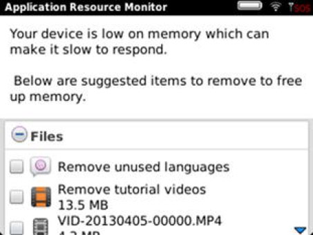 BlackBerry Application Resource Monitor 3.0.0.23