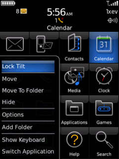Lock Tilt 1.0 for blackberry applications