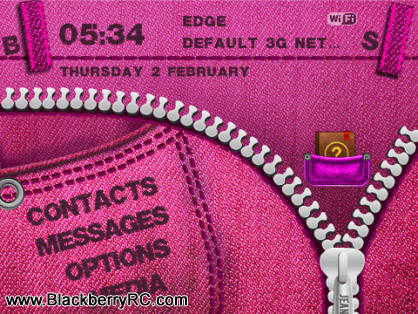 <b>Doodle Pink Jeans for 9790 bold themes</b>