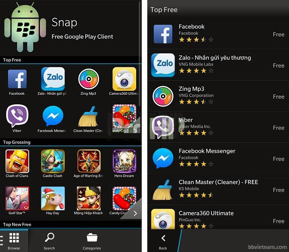 Snap 2.0.0.2 for BB 10 Apps - free blackberry apps download