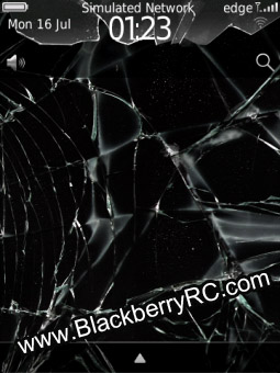 <b>Black Broken theme for blackberry 99xx download</b>