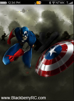 <b>Captain America The First Avenger 9800 os6 theme</b>