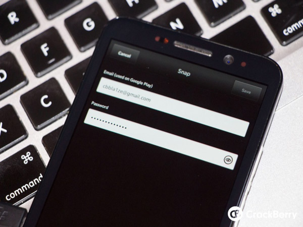 download app snap for blackberry
