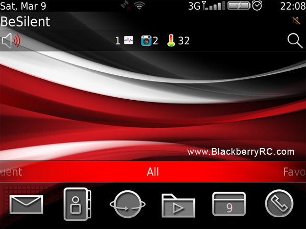 <b>SHIFT RED blackberry themes</b>