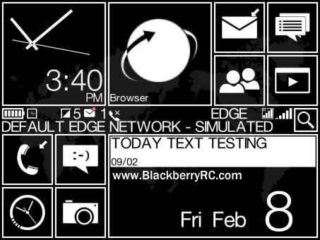 <b>Square Simple black and white 9810 theme</b>