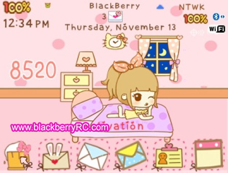 My BedRoom for bb 99xx bold theme
