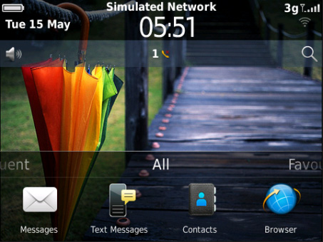 <b>Colorful Umbrella Theme with New OS7 Icons</b>