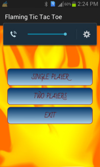 <b>Flaming Tic Tac Toe for blackberry 10 game</b>