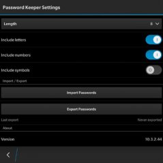 How to move Password Keeper data to the BlackBerr