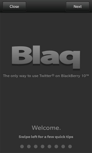 <b>Blaq for BlackBerry 10 Apps</b>