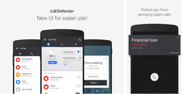 <b>Call Defender for BB android applications</b>