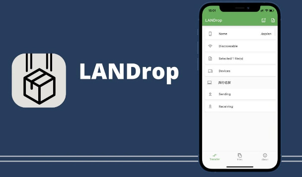 <b>LANDrop for blackberry keyone,keytwo apps</b>